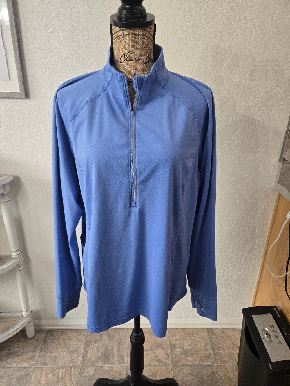 Xersiob Light Blue Half-Zip Pullover